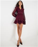 River Island Womens Purple Mini A line Dress Size 8