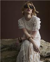 River Island Womens Beige Viscose Maxi Dress Size 16