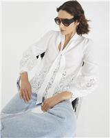 River Island Womens White Long sleeved Top Size 12