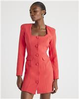 River Island Womens Red Mini Pencil Dress Size M