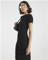 River Island Womens Black Long Midi Dress Size M