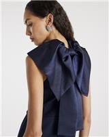 River Island Womens Black Midi Pencil Dress Size M