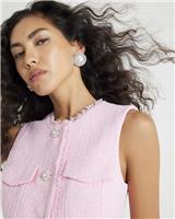 River Island Womens Pink High-cut Waistcoat Size 12