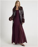 River Island Womens Red Maxi Dress Size M