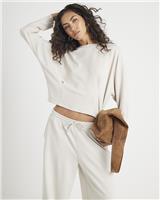 River Island Womens Cream Long sleeved Top Size M