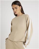 River Island Womens Beige Long sleeved Top Size S