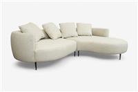 Lozenge Grand RHF Corner Chaise Sofa, Matilda Natural