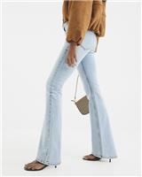 River Island Womens Blue Denim Bootcut Jeans 18 Short