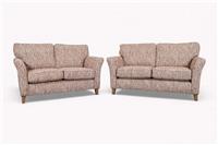 Charlotte II 3 + 2 Seater Sofa, Speckled Weave Auburn