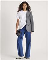 River Island Womens White Short sleeved Top Size XL