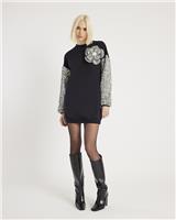 River Island Womens Black Long sleeved Top Size L