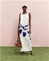 River Island Womens Cream Maxi Twill Dress Size 8