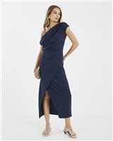 River Island Womens Navy Crepe Dress Size S