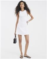 River Island Womens White Cotton Mini Shift Dress Size L