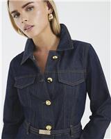 River Island Womens Blue Cotton Mac Women Jacket 4 Petite