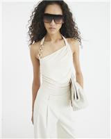 River Island Womens Cream Top Size XL