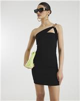 River Island Womens Black Mini Bodycon Dress Size M