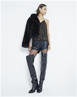 River Island Womens Black Sleeveless Camis Top Size 12