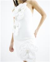 River Island Womens White Mini Backless Dress Size S