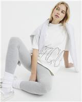 River Island Womens White Short sleeved T-shirt Size L