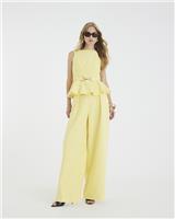 River Island Womens Yellow Trousers Size 8