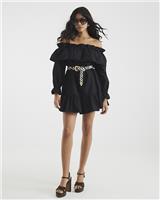 River Island Womens Black Short Dress Size 8