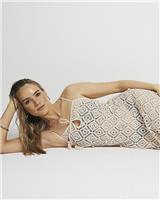 River Island Womens Beige Maxi Sun Dress Size S