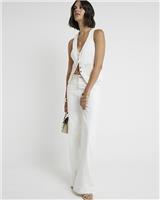 River Island Womens Brown Denim Jeans 6 Regular