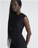 River Island Womens Black Sleeveless Top Size 16