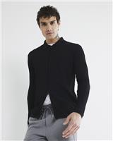 River Island Mens Black Slim Long sleeved Shirt Size S