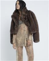 River Island Womens Beige Lace Long sleeved Shirt Size 6