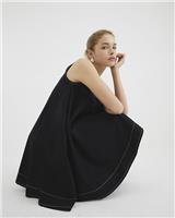 River Island Womens Black Mini A line Dress Size 12