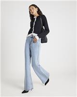 River Island Womens Black Long sleeved Top Size M