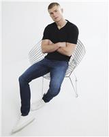 River Island Mens Blue Denim Skinny Jeans Regular W 34"