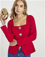 River Island Womens Red Basic Jacket Size M