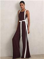 Reiss Womens Burgundy Jumpsuit Size 12
