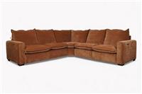 Calais Large Corner Sofa, Dusk Caramel