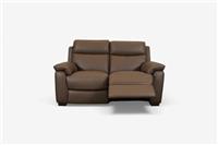 Montrose 2 Seater Power Reclining Leather Sofa, Cocoa Brown