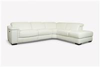 Lexington RHF Open Ended Leather Corner Chaise, Star White