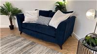 Sofology Luella Fabric 2 Seater in Soft Sherpa Navy Mix
