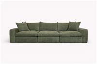 Alaska Modular 3 Seater Sofa, Peru Forest Green