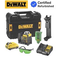 DeWalt DCE0811D1G 12v Self Levelling Multi Line Green Laser Level + Bracket