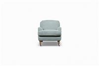 Laura Ashley Lynden Armchair, Oak Leg, Orla Pale Steel