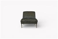 Bellissimo Accent Chair, Black and Gold