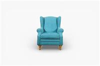 Skye Armchair, Soft Weave Teal