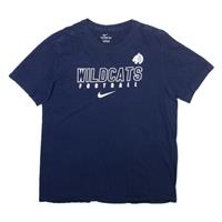 NIKE Mens T-Shirt Blue M - M Regular