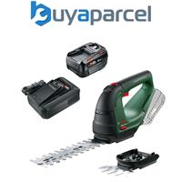 Bosch Cordless Grass Shear Hedge Cutter Pruner AdvancedShear 18V-10 + 4AH Kit