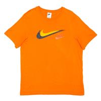 NIKE Mens T-Shirt Orange M - M Regular