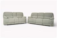 Orlando 3 + 2 Seater Tech Sofa Set, Chunky Chenille Silver
