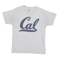 CHAMPION Mens Grey Cal Graphic T-Shirt M Short Sleeve Crew Neck Cotton Blend - M Regular